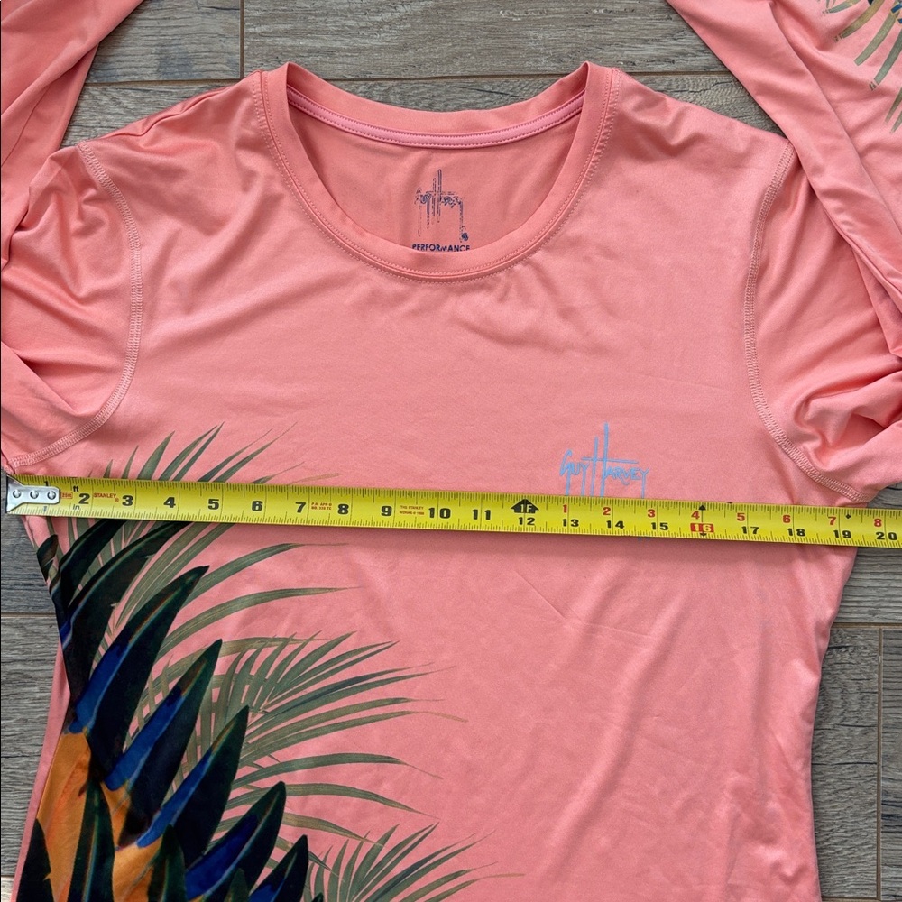 Guy Harvey women’s long-sleeve performance sun protection shirt. Size Large - Picture 4 of 5